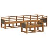 vidaXL Outdoor Sofa Set 8 pcs Natural Solid Acacia Wood