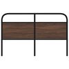 vidaXL Replace Headboard Brown Oak 160 cm Steel and Engineered Wood