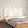 vidaXL Wall Headboard White 140x3x80 cm Solid Wood Pine