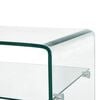 vidaXL Coffee Table Clear 98x45x31 cm Tempered Glass