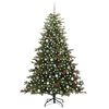 vidaXL Artificial Christmas Tree with 300 LEDs with Stand Green 240 cm