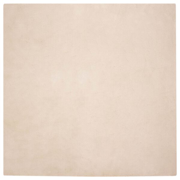 vidaXL Faux Rabbit Fur Rug Olite Taupe 200 x 200 cm Polyester