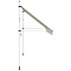 vidaXL Manual Retractable Awning 400 cm Cream