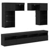 vidaXL TV Wall Units 6 pcs Artisan Oak Engineered Wood
