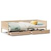 vidaXL Daybed with Drawers without Mattress 80x200 cm Solid Wood