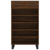vidaXL Shoe Cabinet Brown Oak 60x35x105 cm Engineered Wood