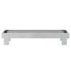 vidaXL Chicken Feeding Trough Silver 80 x 28 x 13.5 cm