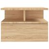 vidaXL Floating Nightstand Sonoma Oak 40x31x27cm Engineered Wood