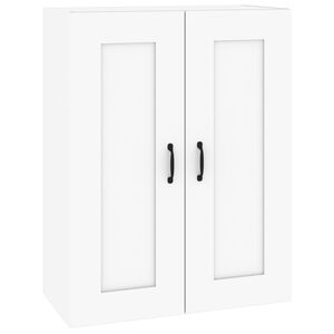 vidaXL Hanging Wall Cabinet White 69.5x32.5x90 cm