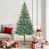 vidaXL Artificial Christmas Tree with Stand Green 180 cm PVC and Steel