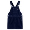 Kids' Overall Dress Corduroy Navy 128