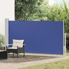 vidaXL Patio Retractable Side Awning 170x300 cm Blue