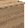 vidaXL Bathroom Cabinet with Drawer Artisan Oak 76.5 x 35 x 64 cm