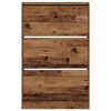 vidaXL Shoe Cabinet Old Wood 80 x 21 x 125.5 cm Engineered Wood