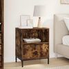 vidaXL Bedside Cabinet Smoked oak 49 x 36 x 61 cm Engineered wood