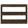 vidaXL Book Cabinet/Room Divider Smoked Oak 100x30x72 cm