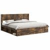 vidaXL Bed Frame with Storage and Headboard 2 pcs Engineered Wood