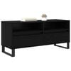 vidaXL TV Cabinet with Drawer Black Oak 100 x 34.5 x 44.5 cm