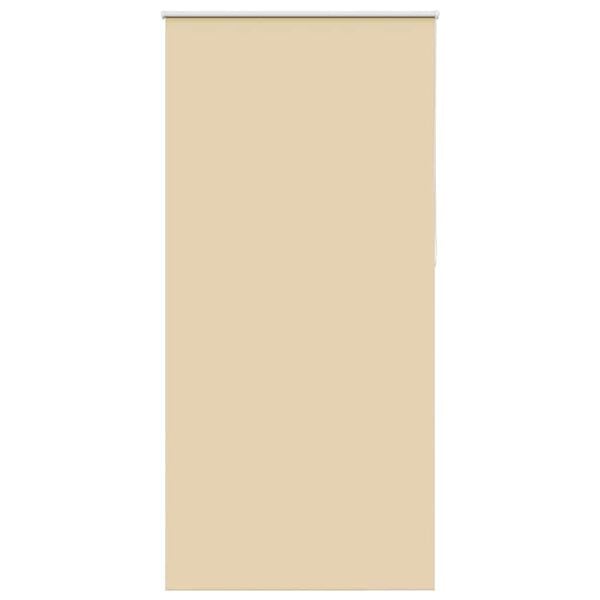 vidaXL Roller Blind Blackout Beige 115x230 cm Fabric Width 110.7 cm Polyester