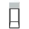 vidaXL Console Table White 80x30x75 cm Engineered Wood and Iron