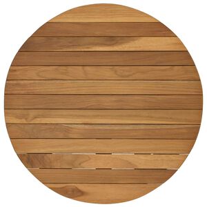 vidaXL Table Top &Oslash; 50 x 3.5 Round Solid Teak Wood Natural