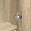 vidaXL Highboard Sonoma Oak 29.5x34x119.5 cm Engineered Wood