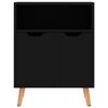 vidaXL Sideboard High Gloss Black 60x30x72 cm Engineered Wood