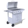 vidaXL Outdoor Grills Silver Stainless Steel