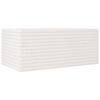 vidaXL Garden Planter White 110x60x45.5 cm Solid Wood Pine