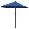 vidaXL Garden Parasol Blue 294 x 150 x 223 cm Fabric