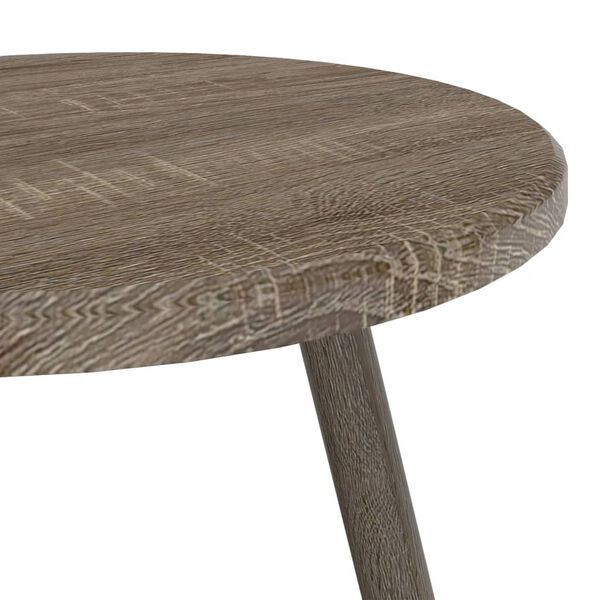 vidaXL Bistro Table Grey ??50x76 cm MDF and Iron