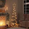 vidaXL LED Christmas Tree with Baubles 120 LEDs Warm White 180 cm