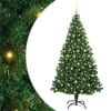 vidaXL Artificial Christmas Tree with 300 LEDs with Stand Green 180 cm