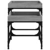 vidaXL Side Tables 2 pcs Grey Sonoma Engineered Wood