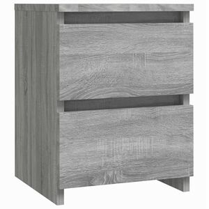 vidaXL Bedside Cabinet Grey Sonoma 30x30x40 cm Engineered Wood