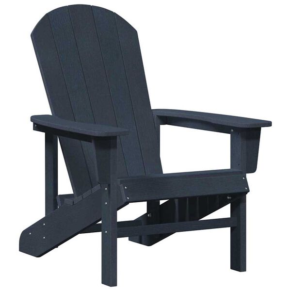 vidaXL Adirondack Chair Navy Blue 82 x 74 x 92 cm HDPE