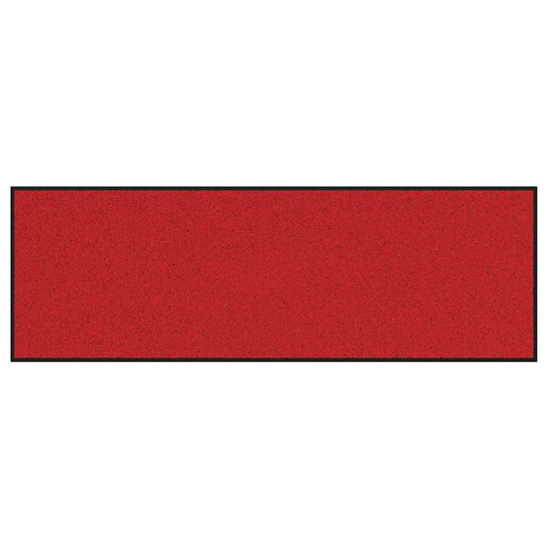 vidaXL Doormat Other Red and Black 60 x 180 cm Polypropylene and vinyl