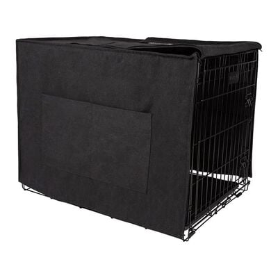 DISTRICT70 Dog Crate Cover Dark Grey S