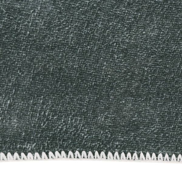 vidaXL Rug Washable Foldable Grey 160x230 cm Polyester