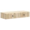 vidaXL Wall-Mounted Side Table Sonoma Oak 87.5 x 34.5 x 17 cm