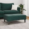 vidaXL Footstool Dark Green 77x55x31 cm Velvet