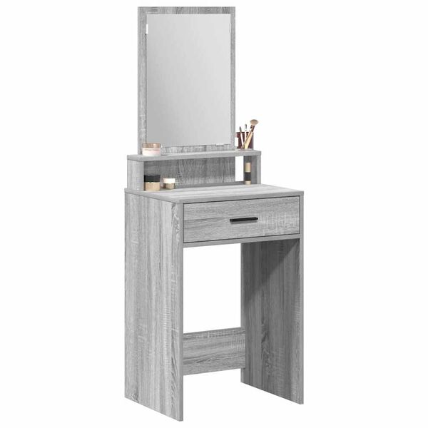 vidaXL Dressing Table Grey Sonoma 50 x 41 x 140 cm Engineered Wood