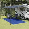 vidaXL Tent Carpet 200x400 cm Blue HDPE