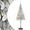 vidaXL Christmas Tree with 150 LEDs White 150 cm PE and Steel