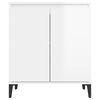 vidaXL Sideboard High Gloss White 60x35x70 cm Engineered Wood