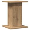 vidaXL Speaker Stands 2 pcs Artisian Oak 30x30x40 cm Engineered Wood