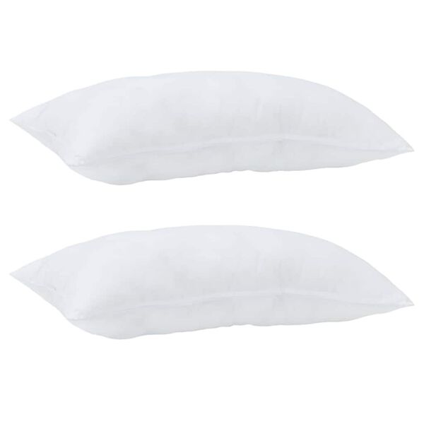 vidaXL Duvet with Pillow 3 pcs White Microfibre