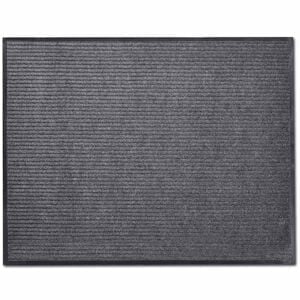 vidaXL Door Mat Grey 90 x 60 cm PVC