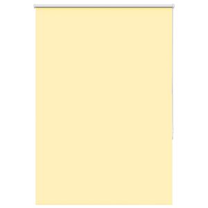 vidaXL Roller Blind Blackout Yellow 105x130 cm Fabric Width 100.7 cm Polyester