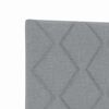 vidaXL Headboard with Headboard Light Grey 200 cm Faux Leather